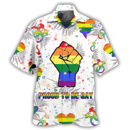 LGBT Pride Proud To Be Gay - Hawaiian Shirt