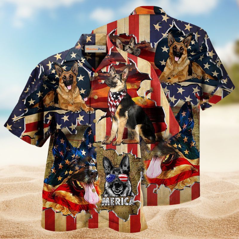 German Shepherd Protection Edition – Hawaiian Shirt