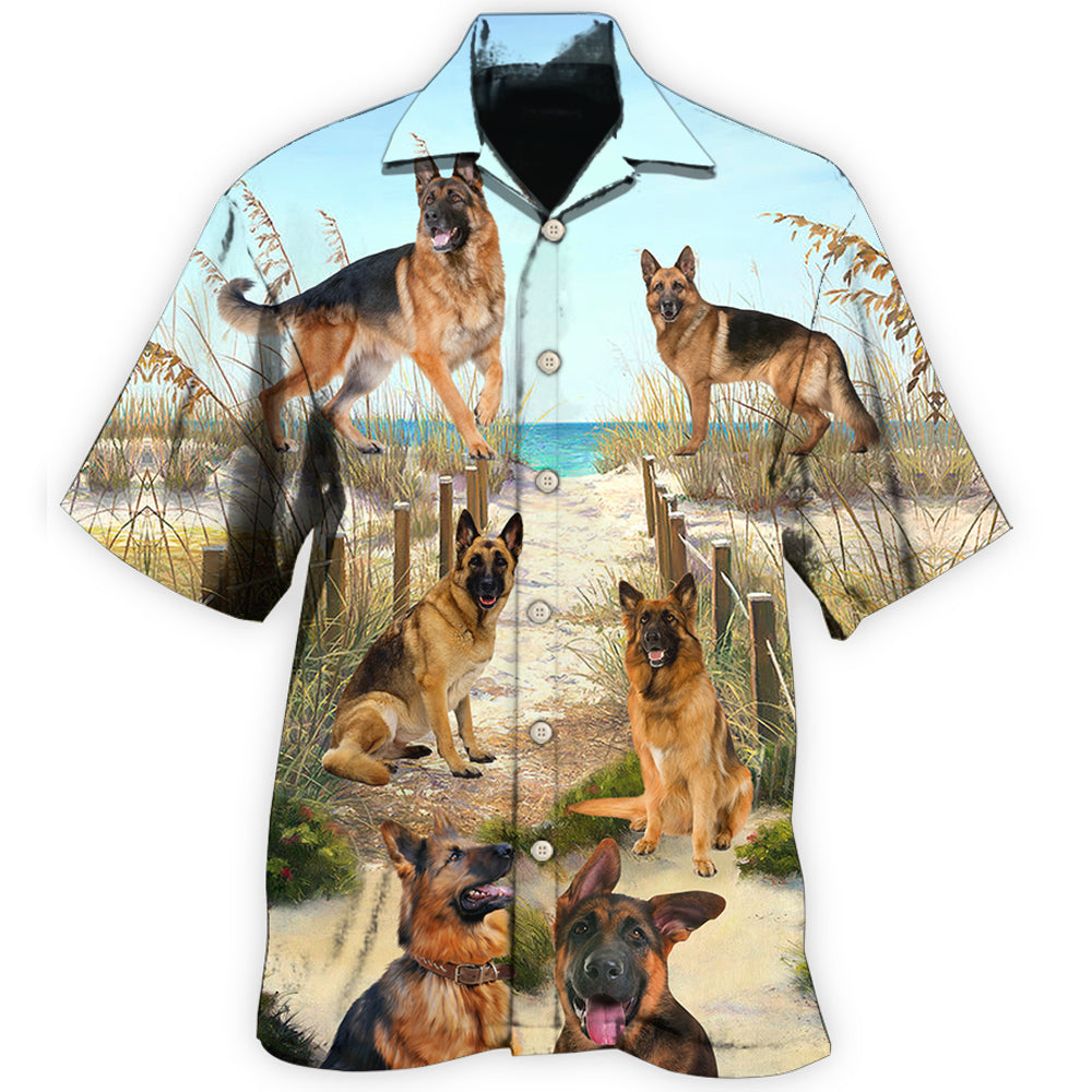 German Shepherd Best Friend Dog Lover - Hawaiian Shirt