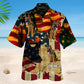 German Shepherd America Sunset Photo Style – Hawaiian Shirt