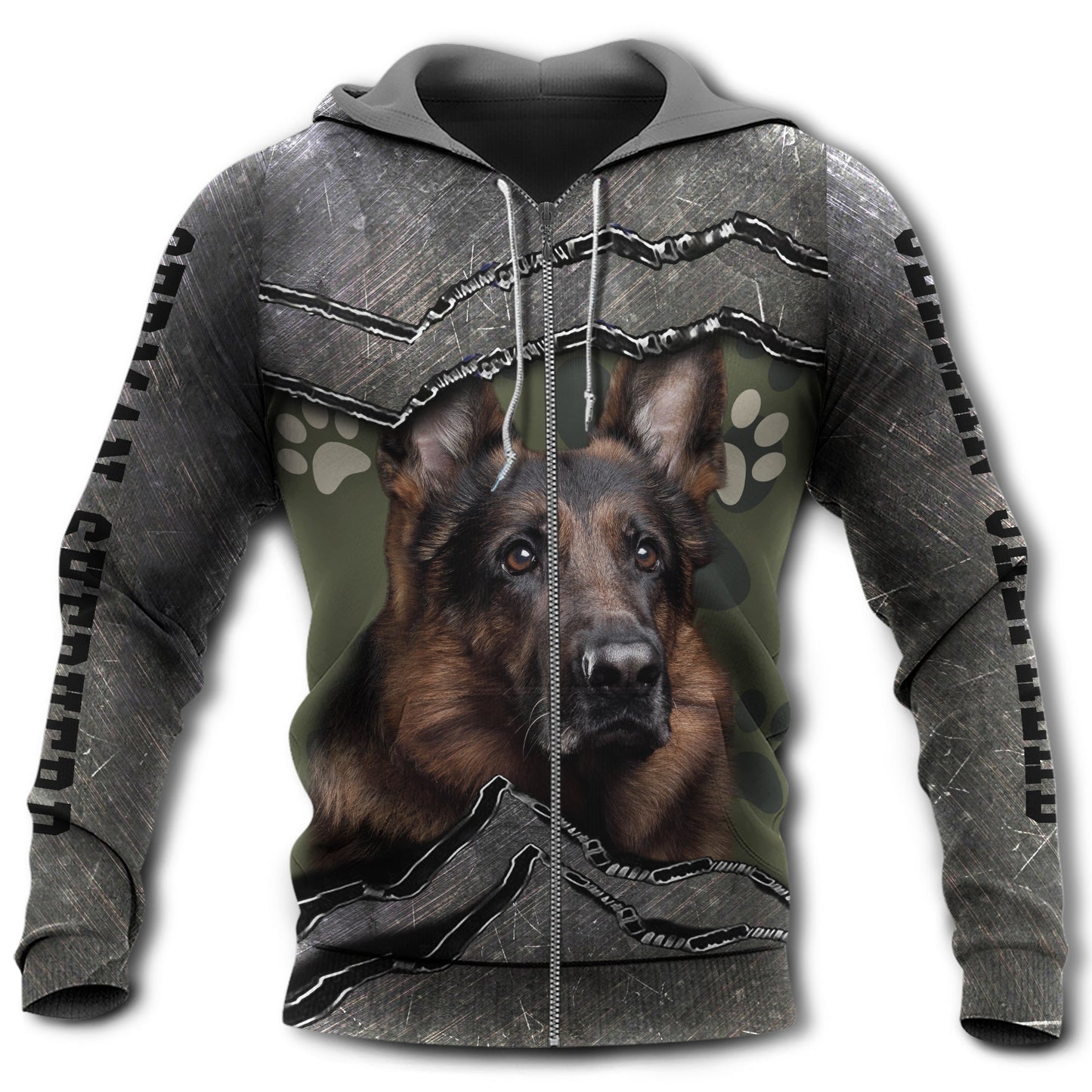 German Shepherd My Friend Paw - 3D Hoodie