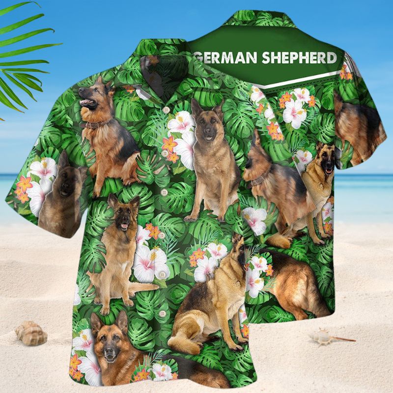 German Shepherd Tropical Life Style – Hawaiian Shirt