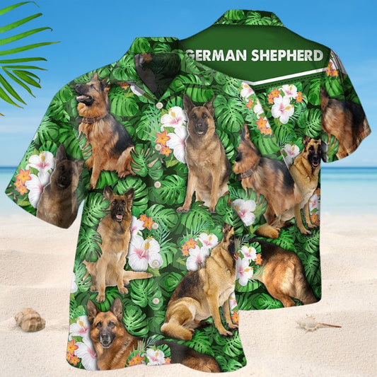 German Shepherd Tropical Life Style – Hawaiian Shirt
