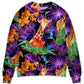 Giraffe Tropical Leaf Colorful Art – Sweater - Ugly Christmas Sweater