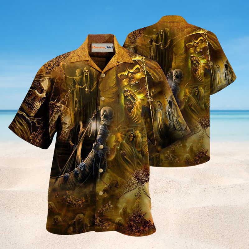 Go To Hell Skull Edition – Hawaiian Shirt