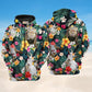 Goat Aloha Flower Art – 3D Hoodie