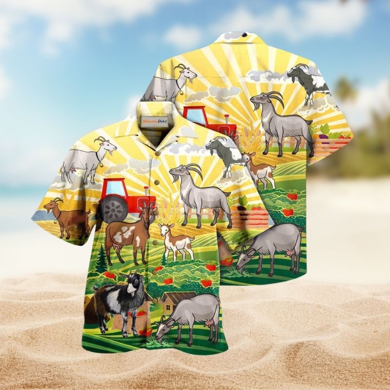 Goat Life On The Farm Edition - Hawaiian Shirt