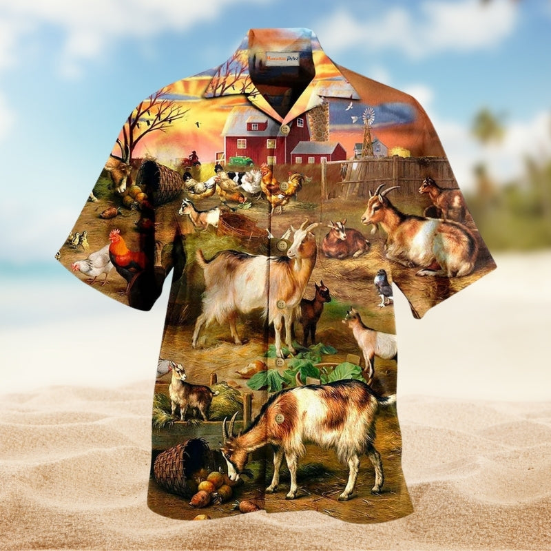 Goats Love Farm Limited Edition – Hawaiian Shirt