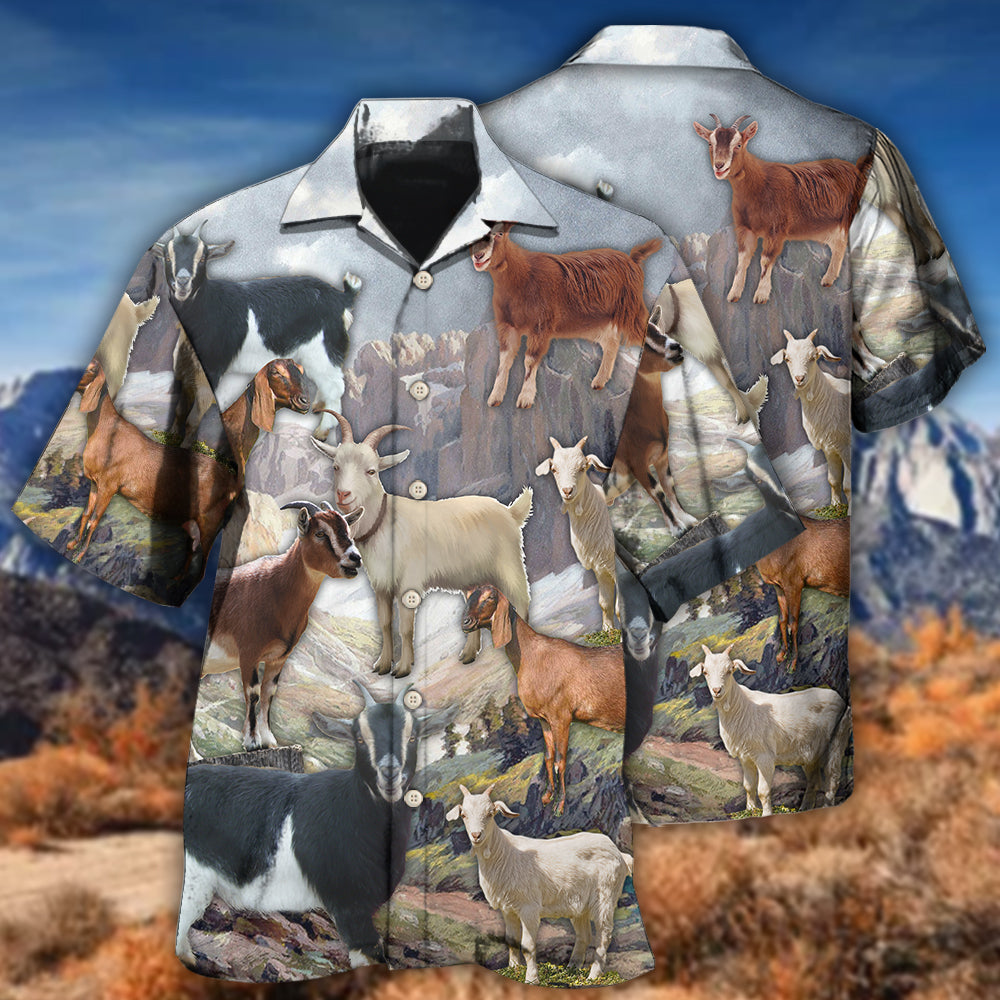Goat Mountain Nature Style – Hawaiian Shirt