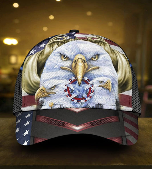 God Bless America Faith Patriot Style – Classic Cap