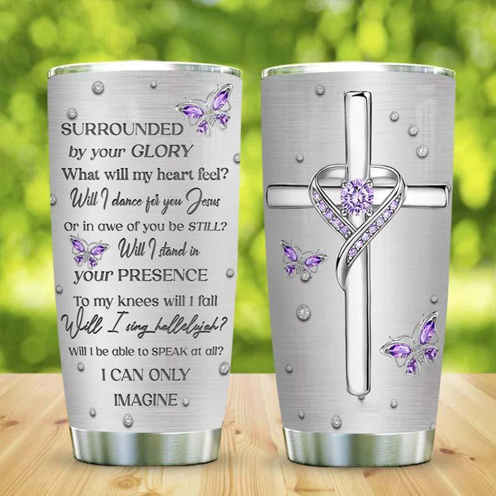 God Butterfly Jewelry Faith Luxury 20 Oz Tumbler