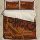 Brown Holy Bible Books Beige Bedding Cover For Faith Bedroom Decor