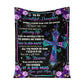 God I Asked God For A Best Friend Christian 50 x 60 Inch Flannel Blanket For Cozy Bedroom And Sofa Decor