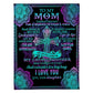 God I Love You With All My Heart Mother 50 x 60 Inch Flannel Blanket For Cozy Bedroom And Sofa Decor