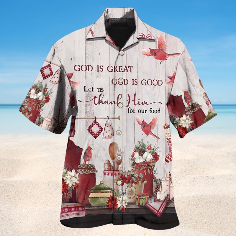 God Is Great God Is Good Style – Hawaiian Shirt