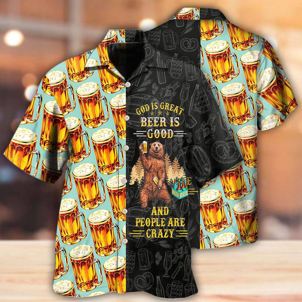 God Is Great Beer Is Good Style – Hawaiian Shirt