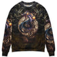 Golden Japanese Dragon Art Style – Sweater - Ugly Christmas Sweater