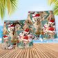 Golden Retriever Merry Christmas – Beach Short