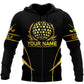 Golden Golf Custom Art – 3D Hoodie