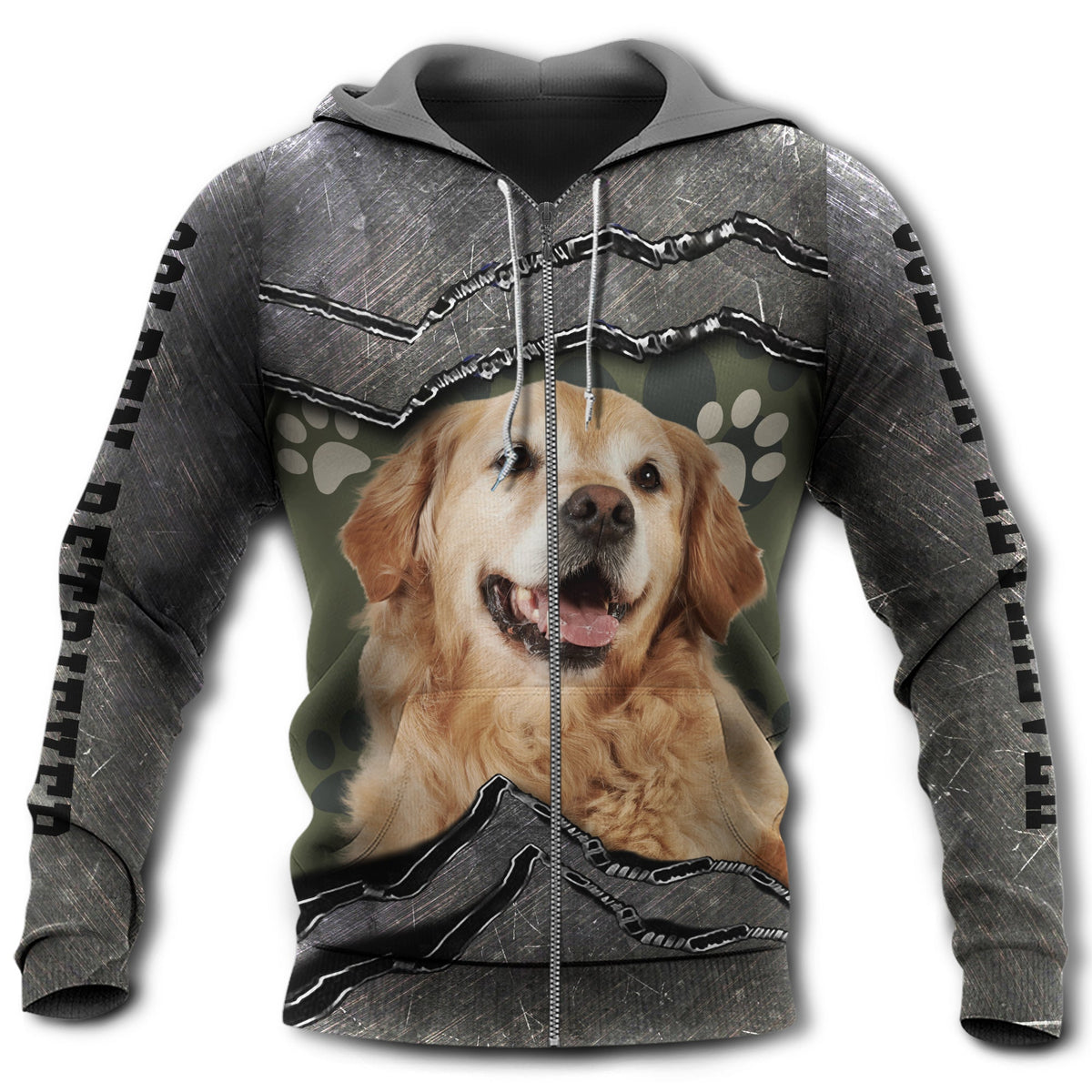 Golden Retriever My Friend Paw - 3D Hoodie