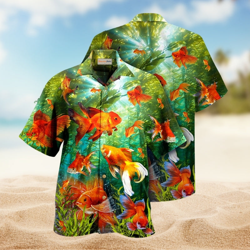 Goldfish Beautiful Love It Limited Edition – Hawaiian Shirt