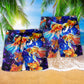 Goldfish Galaxy Cosmic Color Art – Beach Short