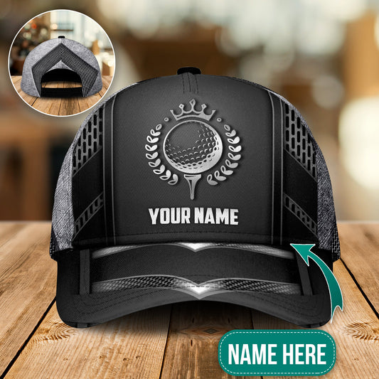 Golf Black And White Style Personalized – Classic Cap