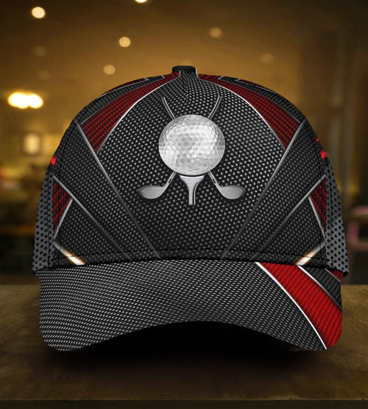 Golf Red Pattern Sport Style – Classic Cap