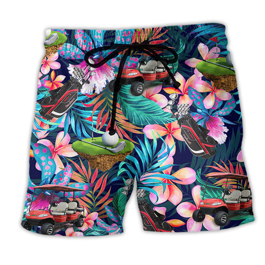 Golf Floral Tropical Style Amazing Life – Beach Short