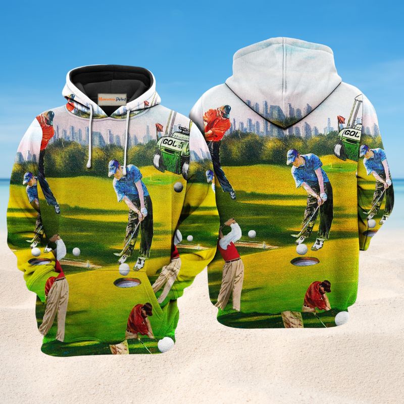 Golf Love It Sport Art – 3D Hoodie