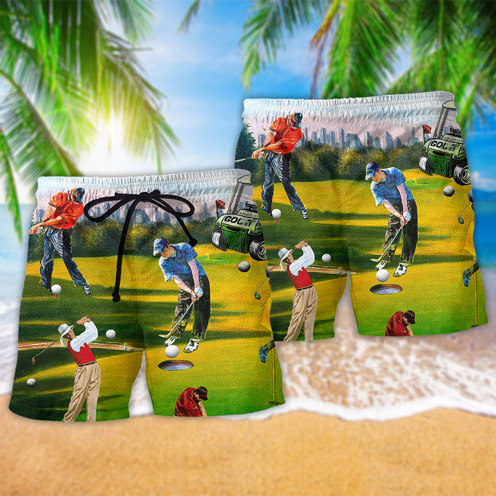 Golf Unique Style Love - Beach Short