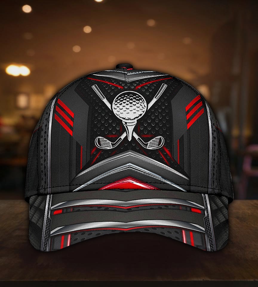Golf Metal Red Carbon – Classic Cap