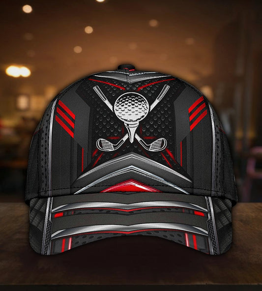 Golf Metal Red Carbon – Classic Cap