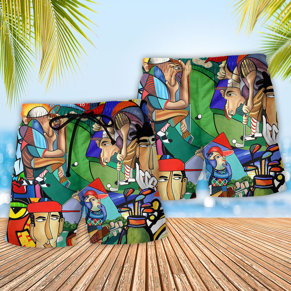Golf Humor Lifestyle Art – Beach Short