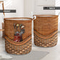 Golf Bag Rattan Teaxture - Laundry Basket - Owls Matrix LTD