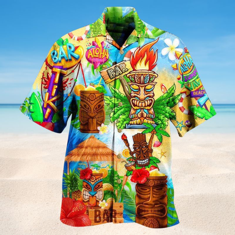 Good Times Great Friends At Tiki Bar Edition – Hawaiian Shirt