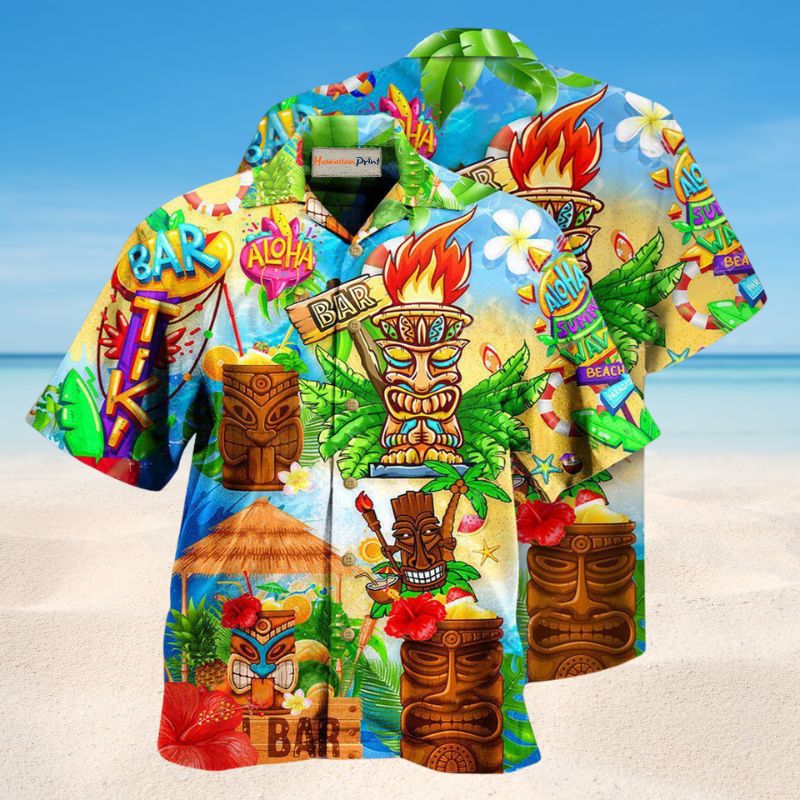 Good Times Great Friends At Tiki Bar Edition – Hawaiian Shirt