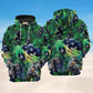 Gorilla Family Jungle Art – 3D Hoodie