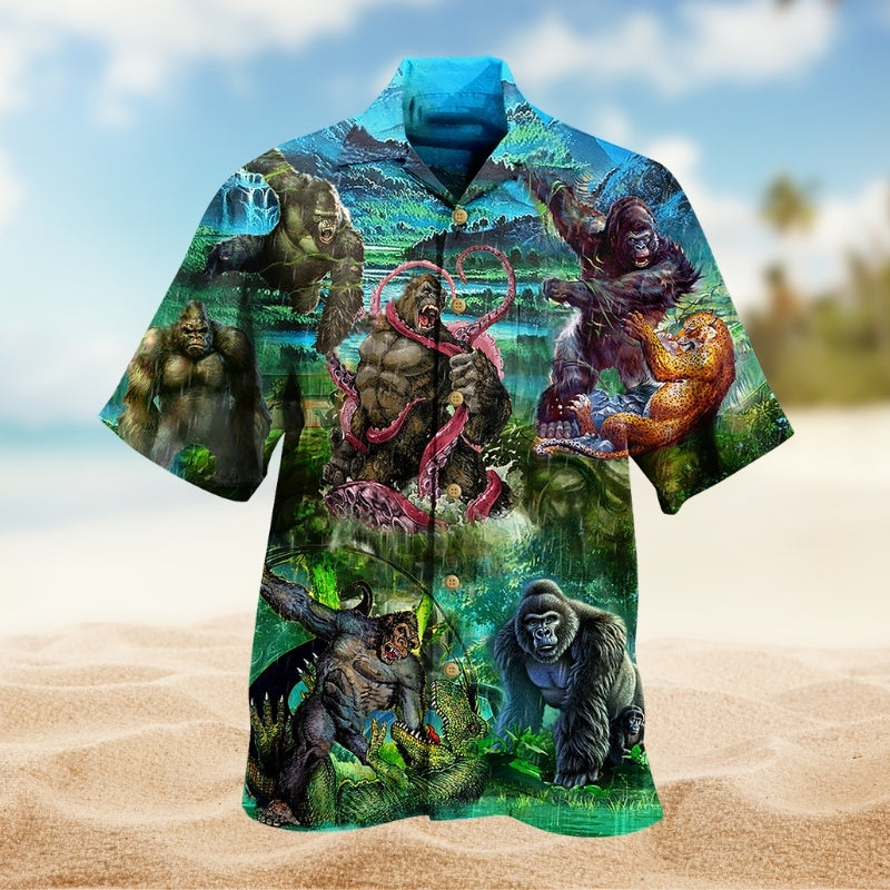 Gorilla King Of The Jungle Limited Edition – Hawaiian Shirt