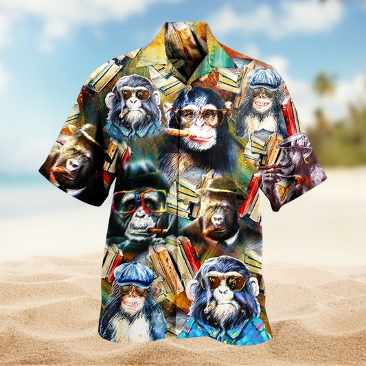 Gorillas Smile Love Animals Limited Edition – Hawaiian Shirt