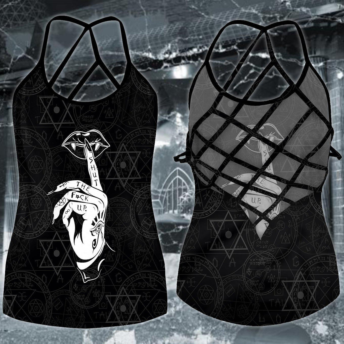 Gothic Skull Club Style Limited Edition 1 – Hollow Tank Top
