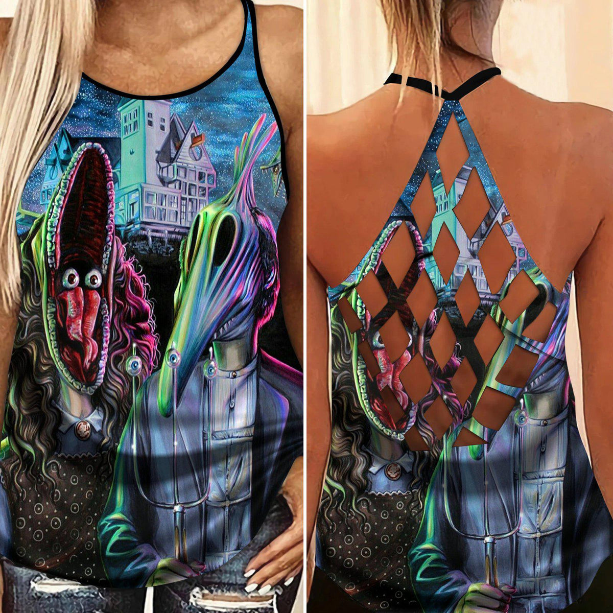 Gothic Skull Club Style Limited Edition 6 – Hollow Tank Top