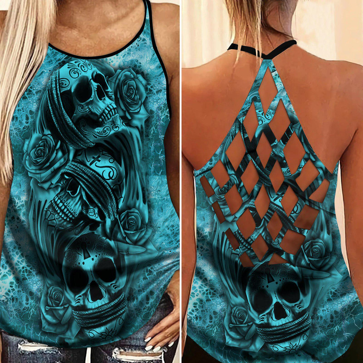 Gothic Skull Club Style Limited Edition 7 – Hollow Tank Top