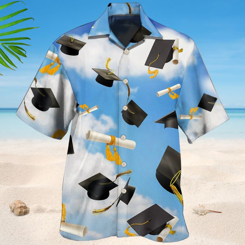 Graduation Blue Sky Style – Hawaiian Shirt
