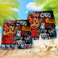 Graffiti Art Bold Color Expression – Beach Short