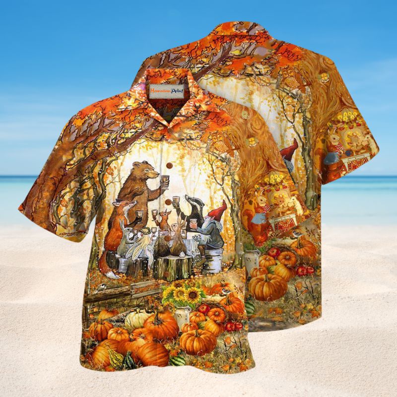 Grateful Thankful And Blessed Thanksgiving Edition – Hawaiian Shirt