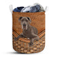 Great Dane Dog Rattan Teaxture - Laundry Basket - Owls Matrix LTD