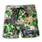 Great Dane Best Dog Dad Tropical Style – Beach Short