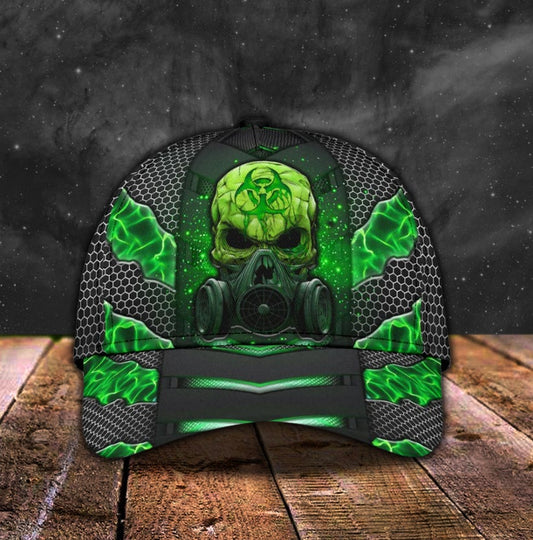 Green Skull Electric Pattern – Classic Cap