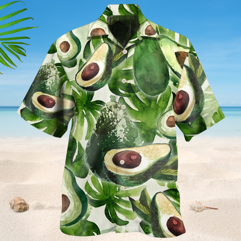 Green Avocado Fruit Lover Style – Hawaiian Shirt